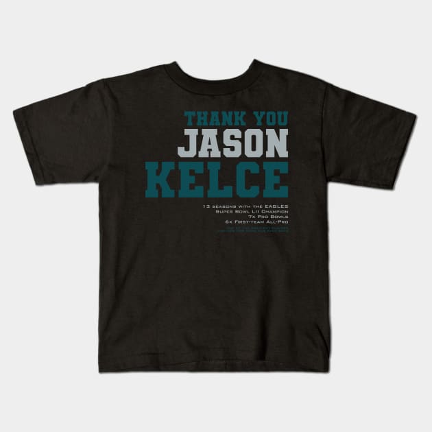 Thank you Kelce Kids T-Shirt by Nagorniak